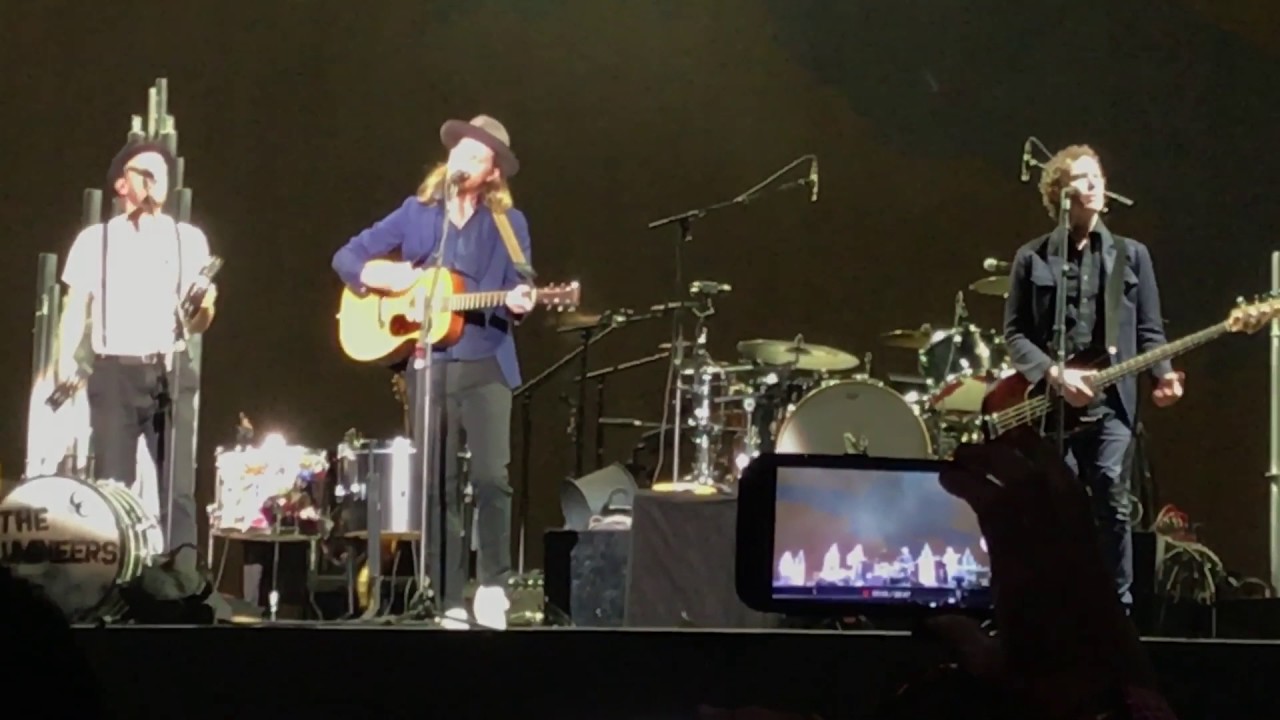 The lumineers live opening up for U2 "Ho Hey" YouTube
