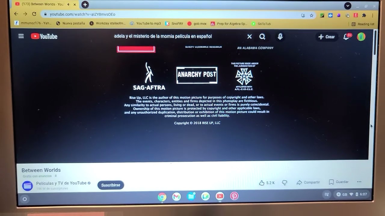 Between Worlds Credits