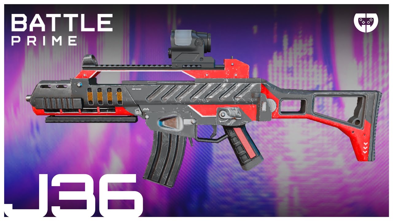 J36 // Assault Rifle // Battle Prime // Red Dawn skin gameplay