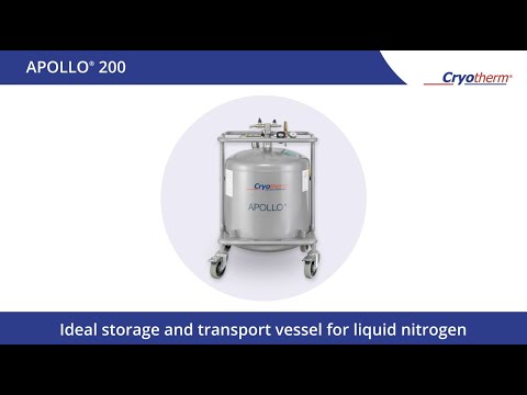 Apollo® 200 – Liquid nitrogen storage and transport dewar - video from CRYOTHERM