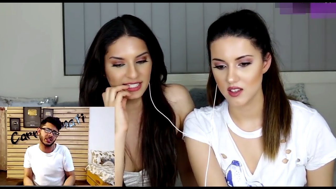 U S girl reacting on carryminati's bhojpuri song video