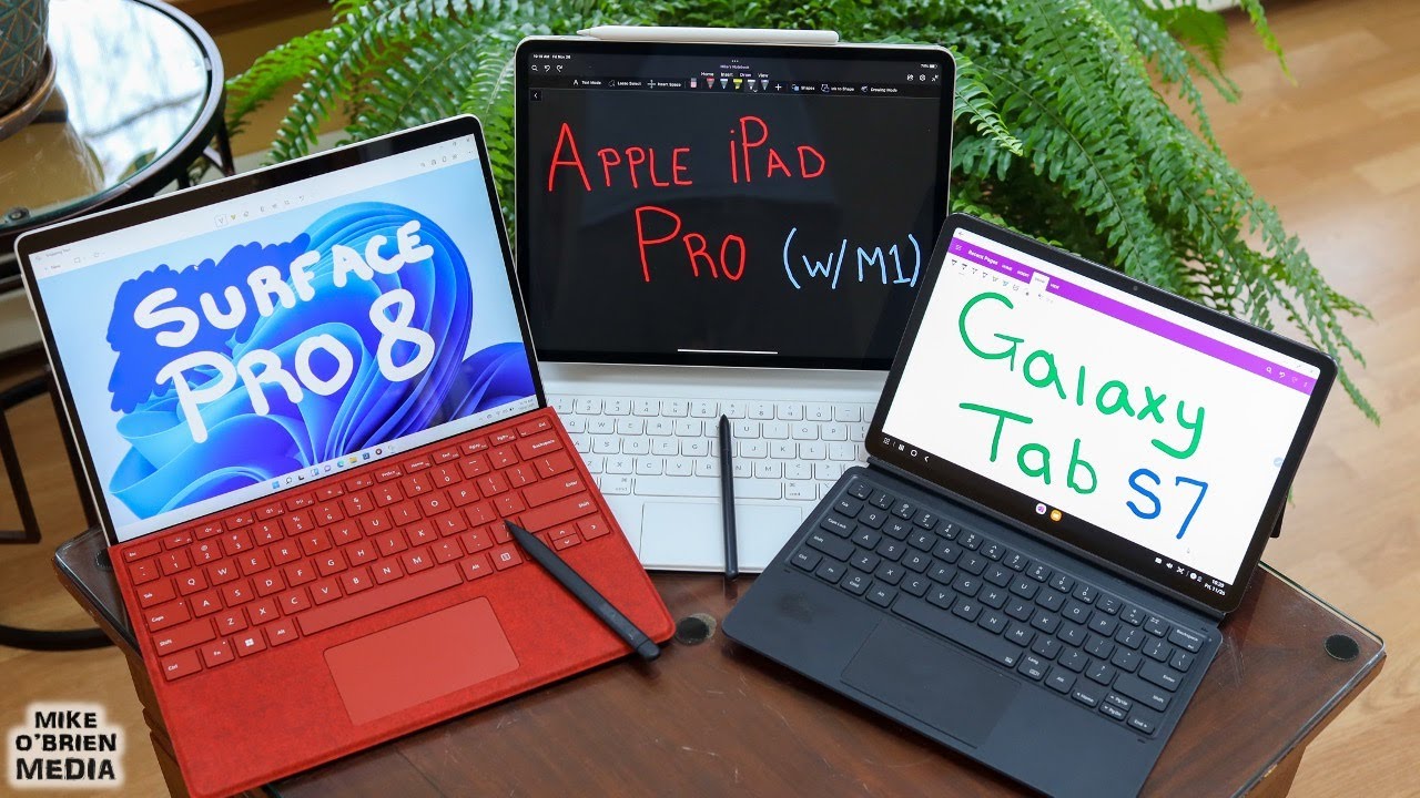 Samsung Galaxy Tab vs Surface Pro vs iPad Pro (2021) - youtube