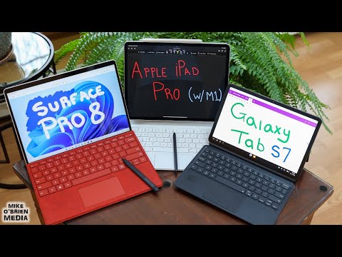 Samsung Galaxy Tab vs Surface Pro vs iPad Pro (2021)