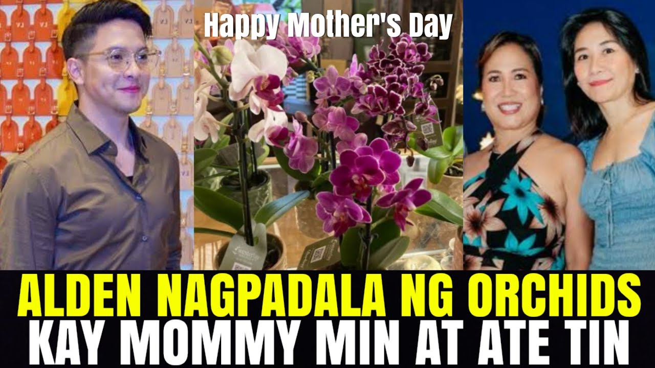 Alden NAGPADALA ng BULAKLAK kay Mommy Min at Ate Tin para sa Mother's Day •  KathDen Latest Update