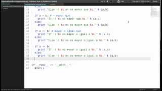 Programando con Python: 13.- Operadores de comparación.