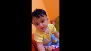 cute baby ki apni language mn baten#cutebaby #babykimasti #funny