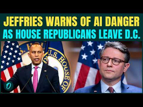 Jeffries DEMANDS GOP Return to D.C. Over AI Threat | “Serious Engagement” Needed