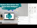 Modern SharePoint Site | 08 Quick links-Webpart: Update Bereich basteln über Links und Videos