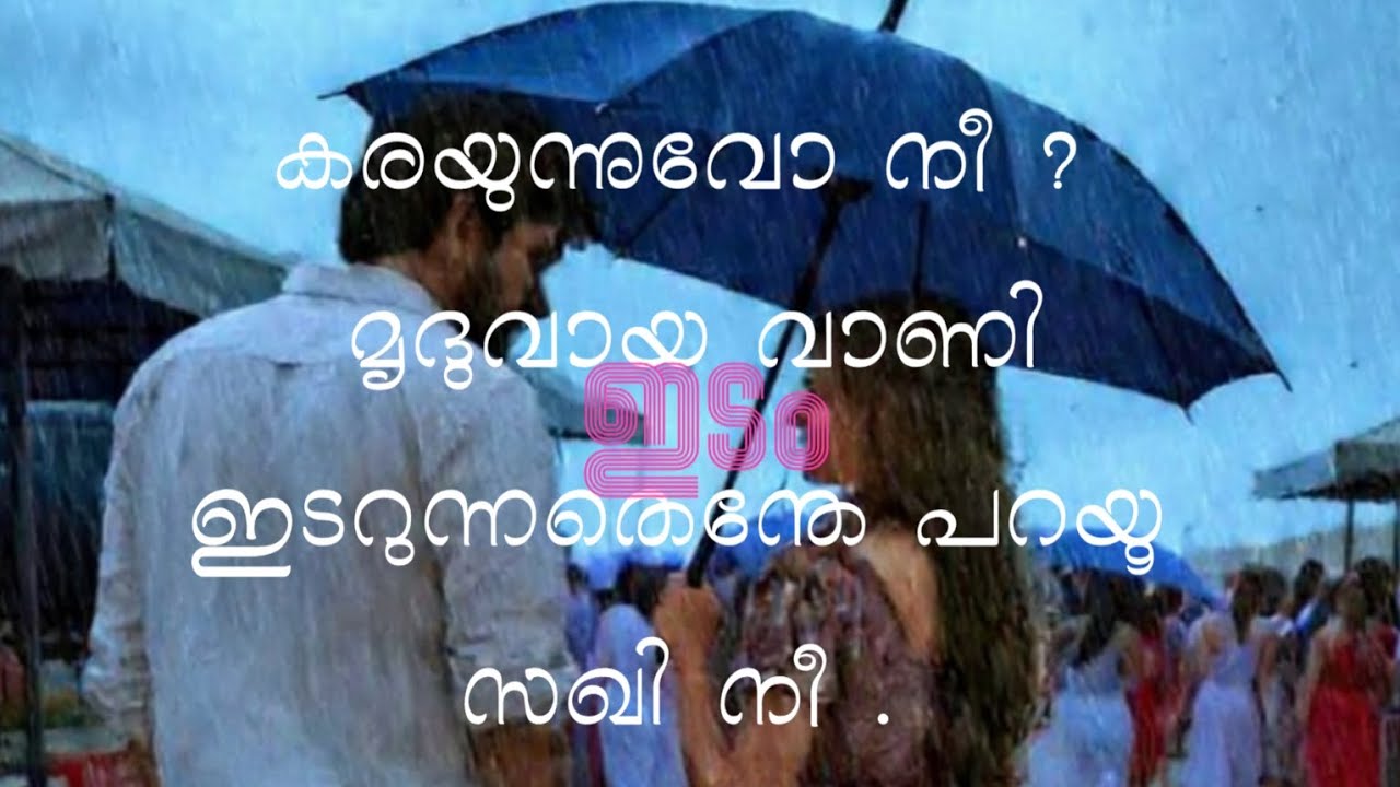 കരയുന്നുവോ നീ ? മൃദുവായ വാണി ഇടറുന്നതെന്തേ പറയൂ സഖി നീ .../KAVITHA /SONG /LYRICAL / RAMESH KESAVATH 