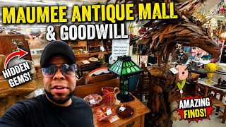 Thrift with ME ROAD TRIP to Maumee Antique Mall & Goodwill Toledo Ohio #fb