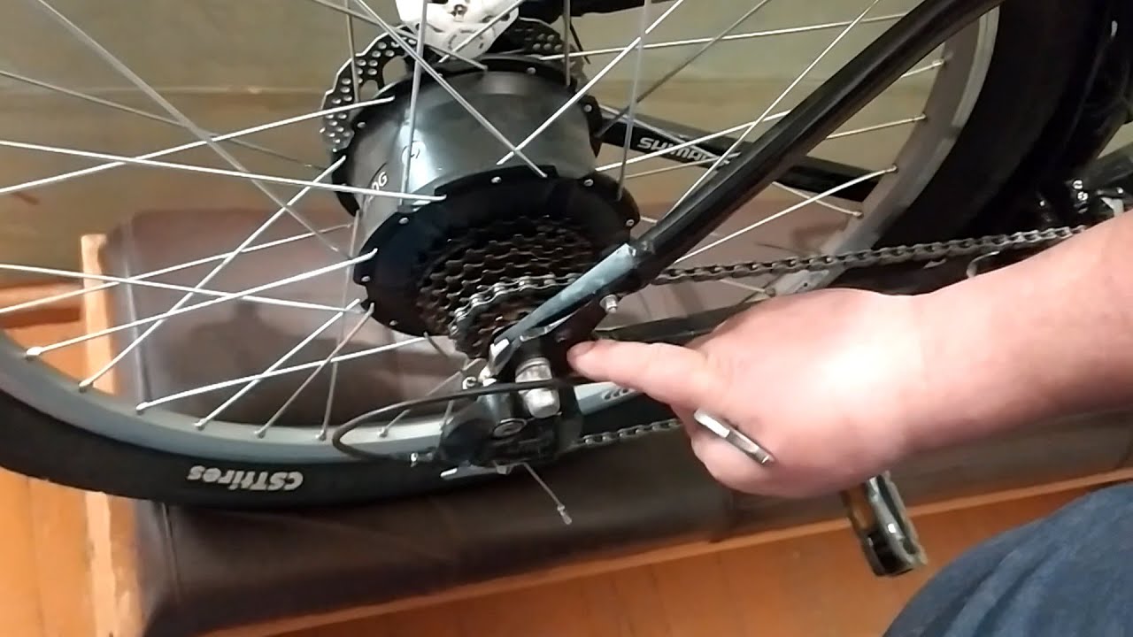 Усилитель дропаутов для электроколеса - YouTube