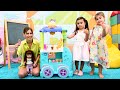 Kız oyunları! Ayşe, Defne ve Mila dondurmacılık oyunu oynuyor! Çocuklar için etkinlik videosu