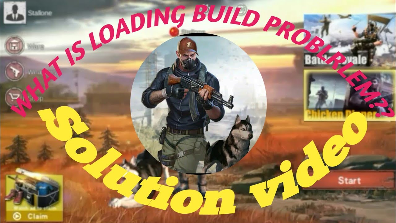 WHAT IS LOADING BUILD PROBLEM IN SURVIVAL SQUAD??😱 ||Solution video|| Loading Build problem solution
