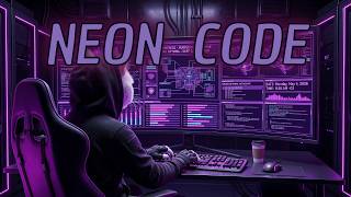 🟣 Deep Focus: Hacker Groove 👾 [NEON CODE 95 BPM]