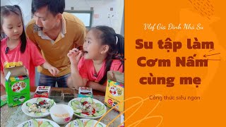 Su thử thách mẹ làm cơm Nấm và cái kết hú hồn ăn cuốn không tả nổi ! #RongBienHaoCom #vlog #review