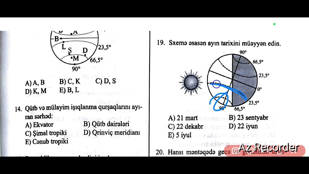 GÜVƏN 2024 TEST İZAHI-KAİNAT GÜNƏŞ SİSTEMİ 