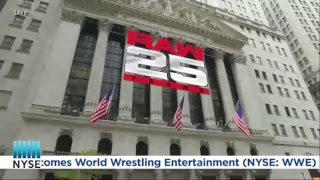 World Wrestling Entertainment (WWE) Ring the NYSE Opening Bell