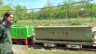 Fahrzeugparade am 3.5.26 bei der Museums Feldbahn Leipzig Lindenau