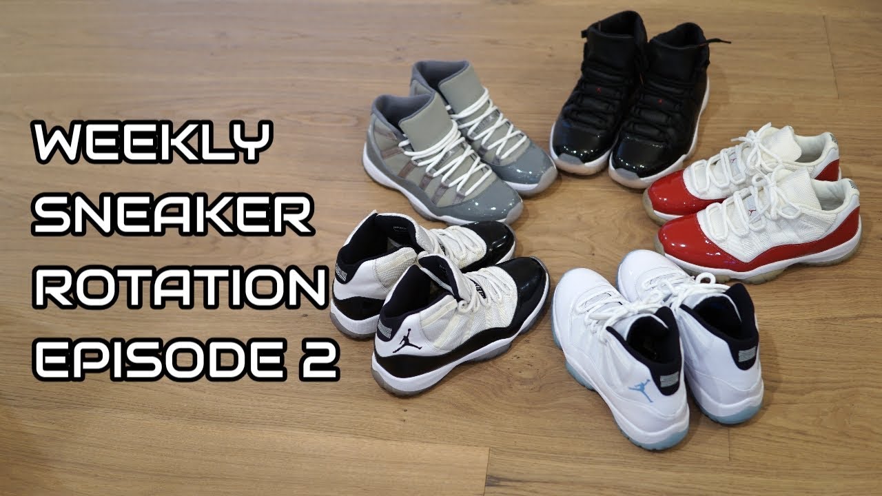 Weekly Sneaker Rotation Ep.2 - A Tribute to Air Jordan 11 - November 2018