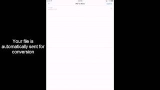 Convert PDF to Word on your iPad or iPhone for Free screenshot 3