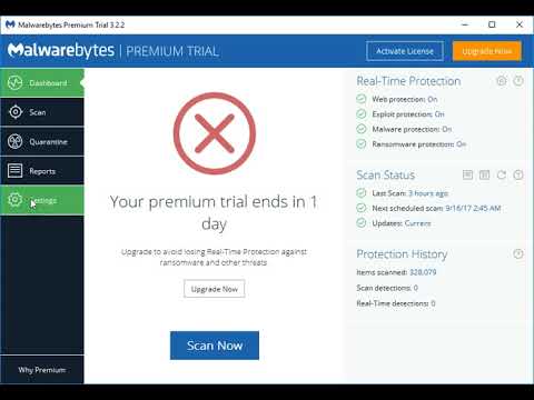 malwarebytes premium real time protection disabled