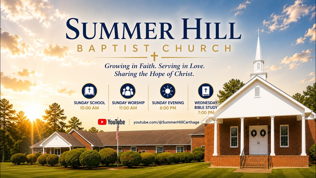 Sunday Morning Worship | Recorded Live | Summer Hill Baptist Church | October 25, 2026