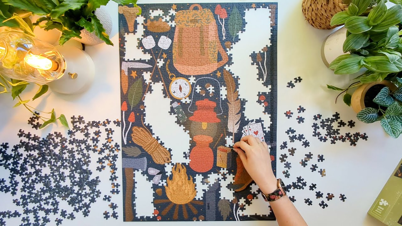 Backpacker | Villager Puzzles 1000 Piece Jigsaw Time Lapse - YouTube