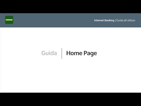 Internet Banking Credem - Home Page