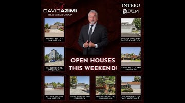 OPEN HOUSES THIS WEEKEND!