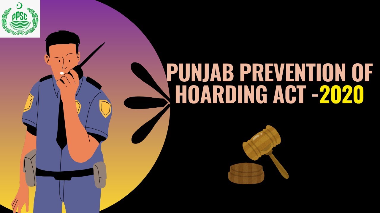 The Punjab Prevention of Hoarding Act 2020‎ | detailed lecture | PERA