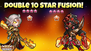 Idle Heroes - Double 10 Star Fusion! Walter and Heart Watcher 10 Star!