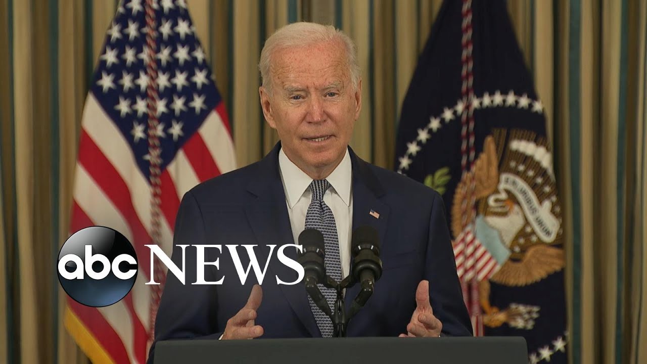 Biden addresses August jobs report l ABC News