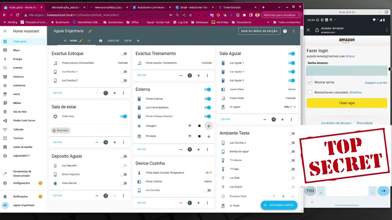 Como Configurar e Integrar Alexa atraves do addon AutoDomo
