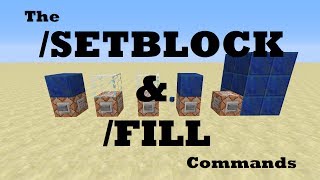The Setblock & Fill Commands - A Quick Minecraft Tutorial
