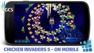 (EXAGEAR) CHICKEN INVADERS 5: CLUCK OF THE DARK SIDE - BẮN GÀ 5 FULL GAME SIÊU MƯỢT TRÊN MOBILE 2019 screenshot 2