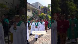 Misa Inkulturasi Jawa di Katedral  Keuskupan Agung Medan. #ekaristi #misa #katolik #jawa #gereja