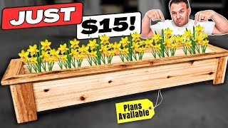 Budget-Friendly Flower Planter Build: Step-by-Step Tutorial by How I Do Things DIY 1,445 views 11 months ago 4 minutes, 44 seconds
