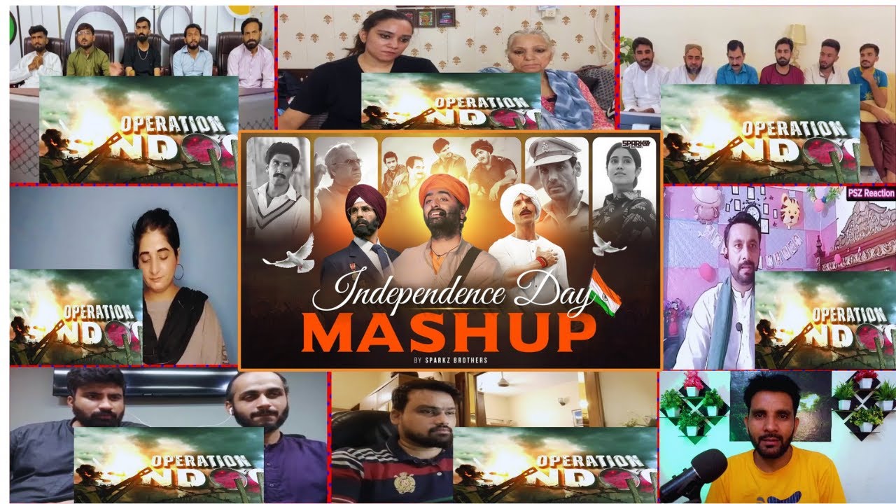 Independence Day Mashup 2025 🇮🇳 | 15 August Special Patriotic Songs | Desh Bhakti Songs | Reaction