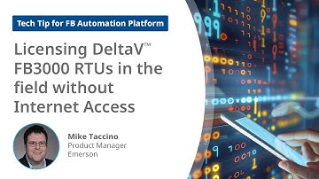 Licensing DeltaV FB3000 RTUs in the field without Internet Access