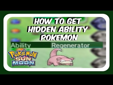 Como Obter Habilidades Ocultas em Pokémon - Sol e Lua