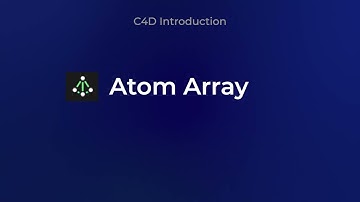 C4D - Using Atom Array to create wireframe look