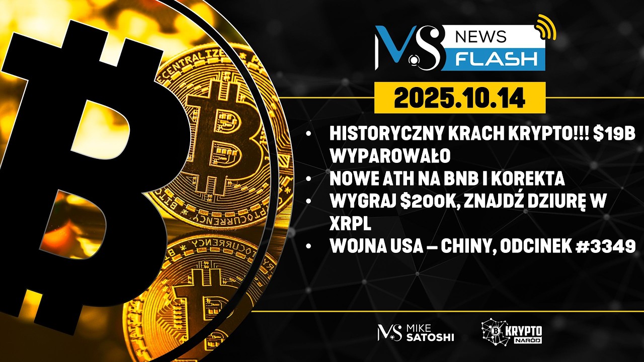 $19B WYPAROWAŁO W BITCOINA I KRYPTOWALUT; USA VS CHINY PO RAZ KOLEJNY!