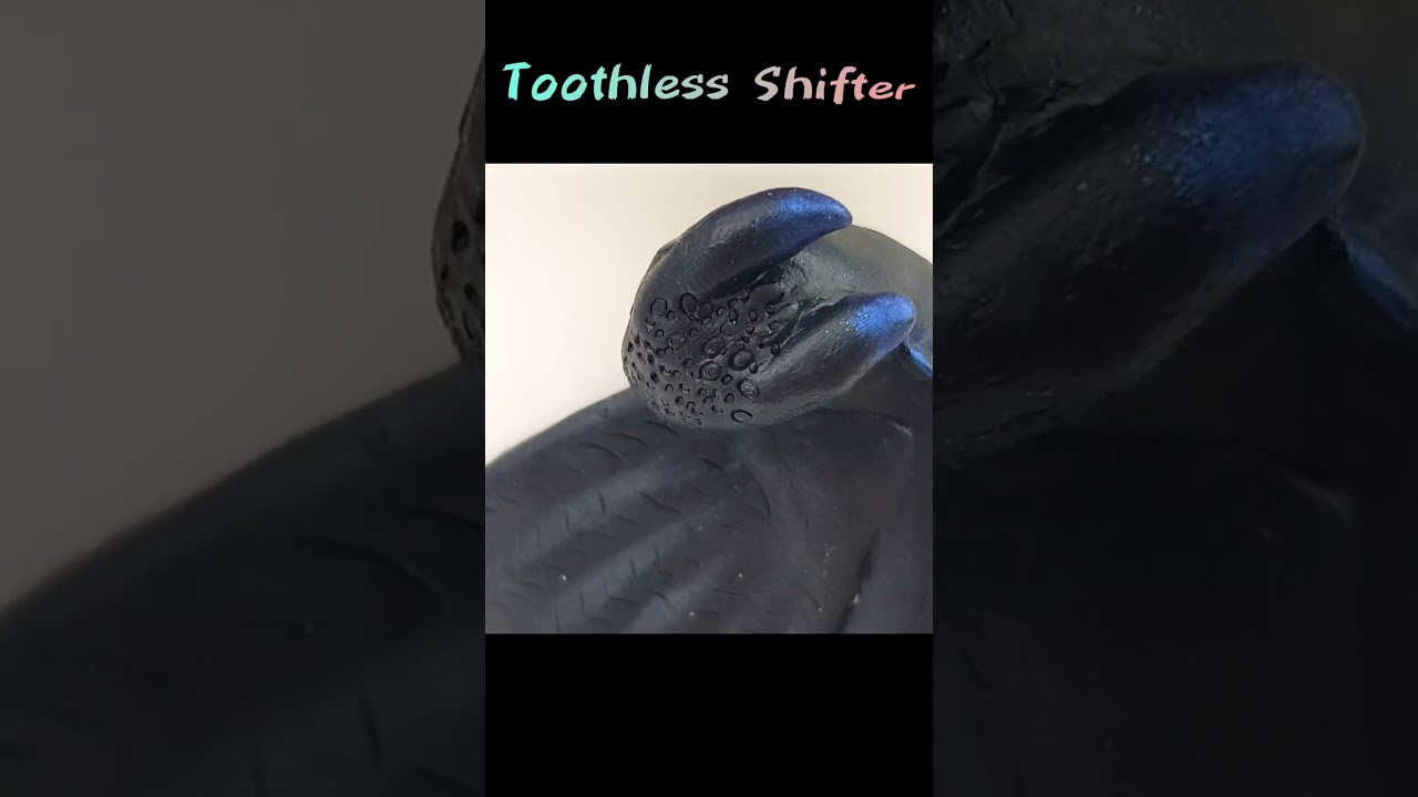 Mug made of polymer clay with a dragon. Night Fury Toothless Shifter from How to Train Your Dragon.