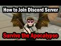 How to Join Discord Server in Survive the Apocalypse Roblox