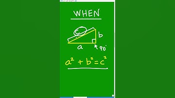 Pythagorean Theorem - WHAT, WHEN and HOW
