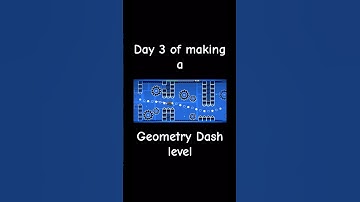 Day 3 of making a GD level! #shorts #geometrydash #gaming #viral #gd #trending #fyp