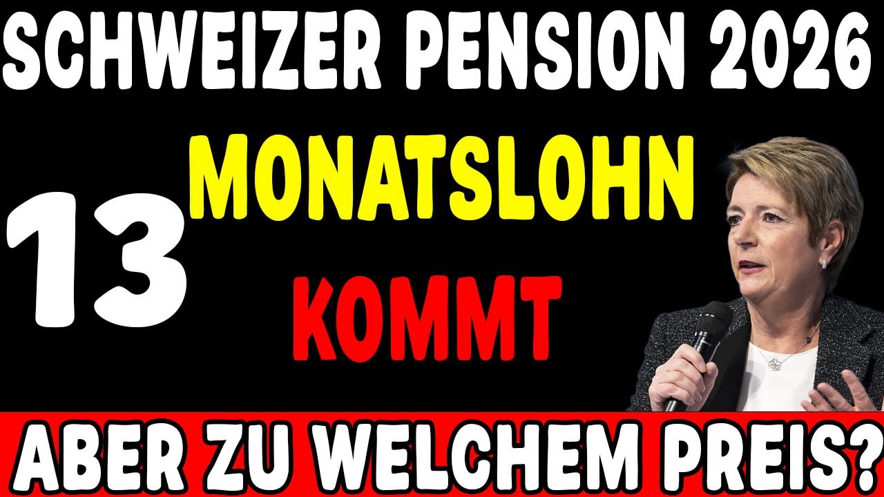 Schweizer Pension 2026: Der 13. Monatslohn ist da – Doch was kostet er dich?