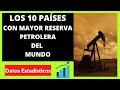 🛢️ 🌎 📊 【TOP 10】PAÍSES CON MÁS PETROLEO DEL MUNDO // OIL COUNTRIES OF THE WORLD 🛢️🛢️🛢️