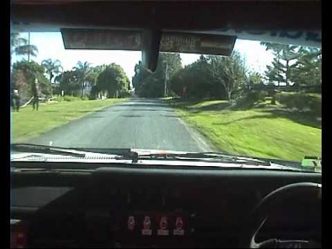 V8 Commodore Rally Australia "Bucca" Incar footage...