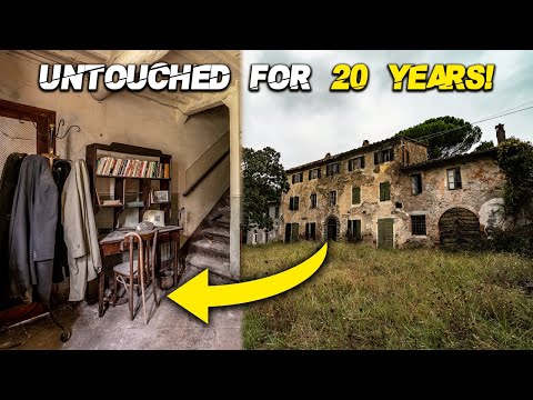 Заброшенный и застывший во времени на 20 лет - особняк итальянского алхимика